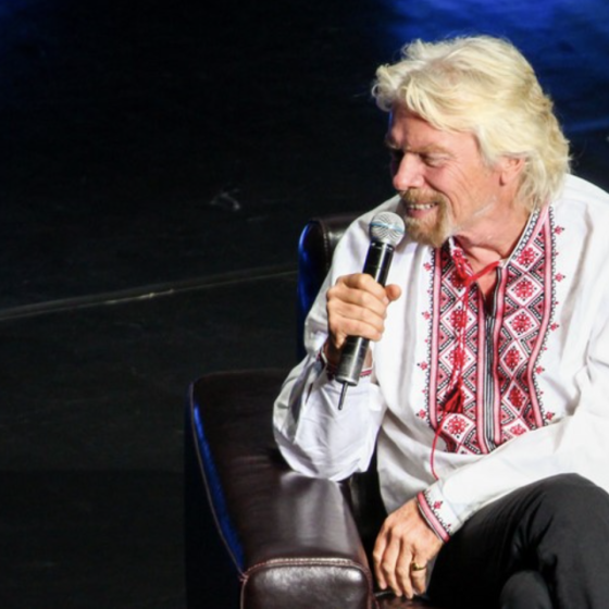 Richard Branson Arrived in Kyiv