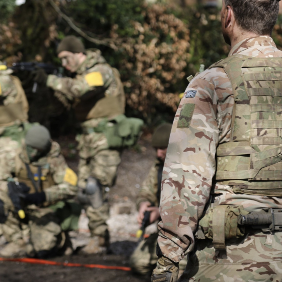 Military Training of Ukrainians in GB
