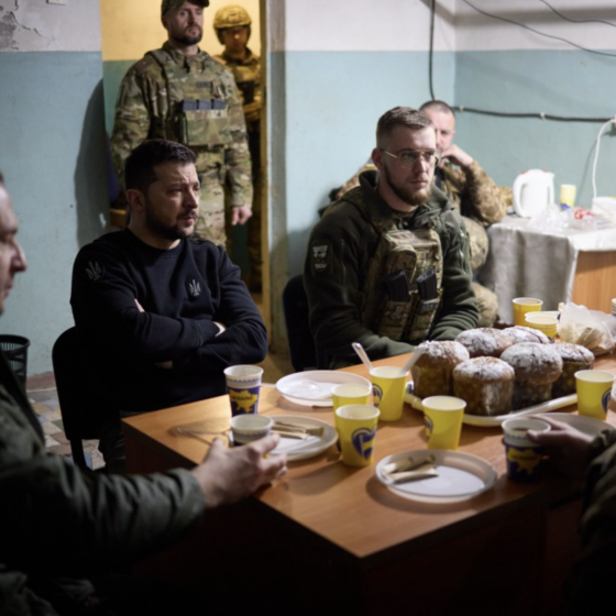Zelenskyy in Avdiivka