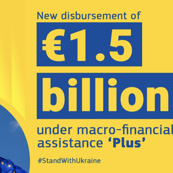 €1.5 Bln for Ukraine From the EU