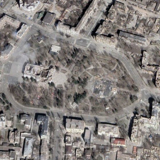 Mariupol on Google Maps