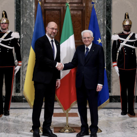 Meeting of the PM of Ukraine and the President of Italy