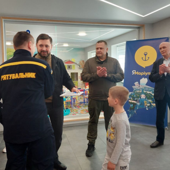 Opening of the Dormitory for Mariupol Residents in Dnipro