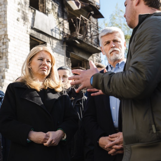 The Presidents of Slovakia and Czechia Arrived in Ukraine