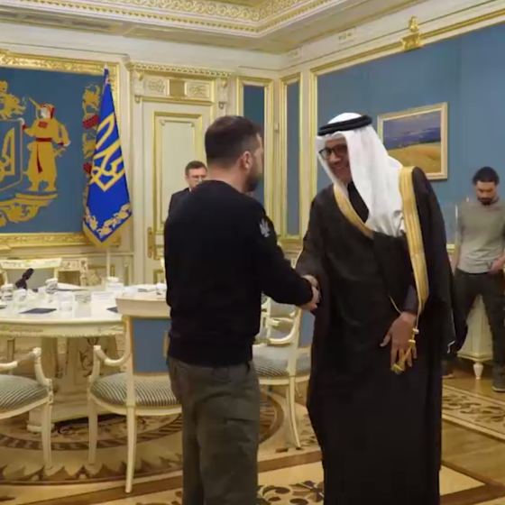 The Foreign Minister of Bahrain for the First Time in Ukraine 