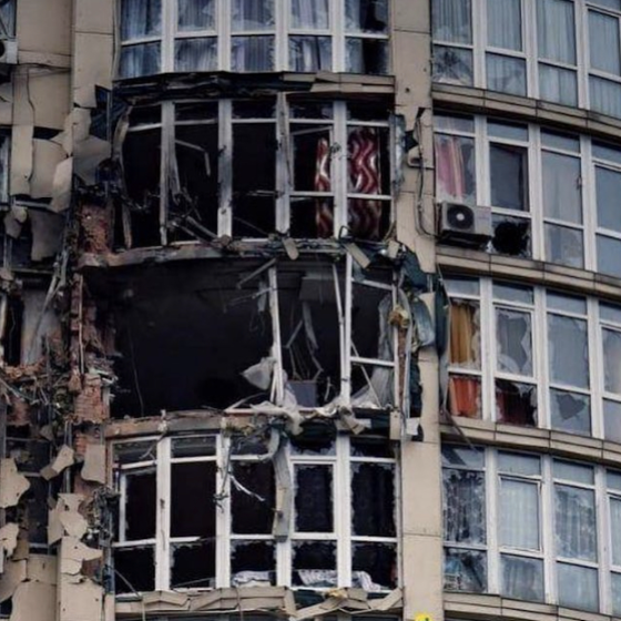 Russian Attack on Kyiv on the Night of May 8