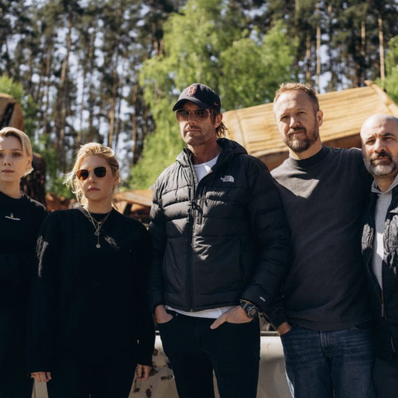 Katheryn Winnick and the “Imagine Dragons” Team Arrived in Ukraine