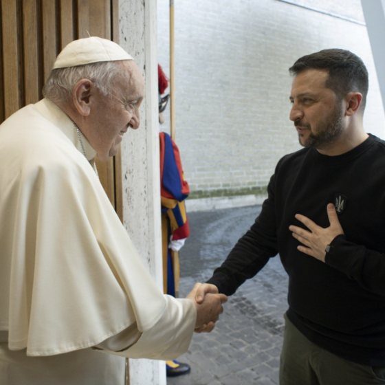 The Meeting of Zelenskyy and Pope Francis