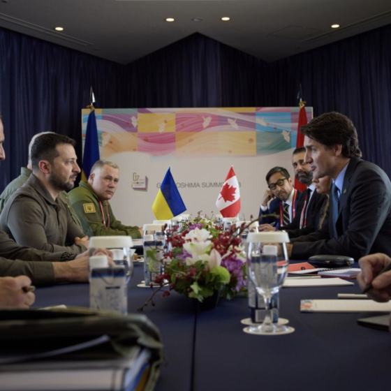 Zelenskyy Met With Justin Trudeau