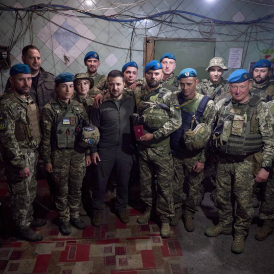 Zelenskyy Awarded the State Orders of the Navy in the Donetsk Region