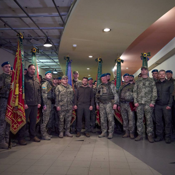 Zelenskyy Awarded Orders to the Marines of Ukraine