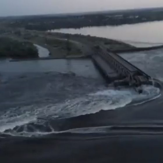 World Leaders React to Russian Dam Explosion in Kakhovka