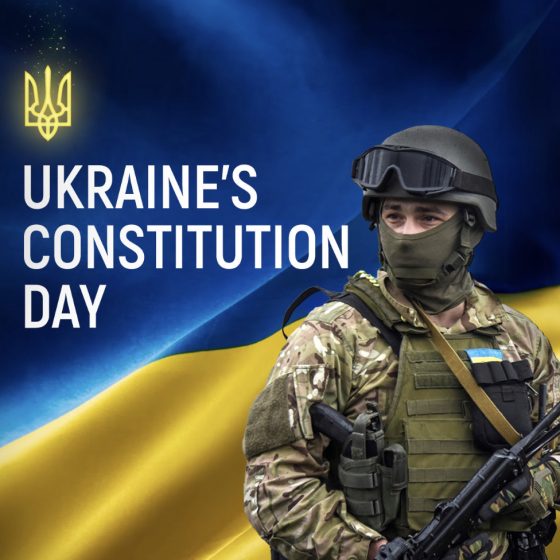 Today Is the Day of the Constitution of Ukraine