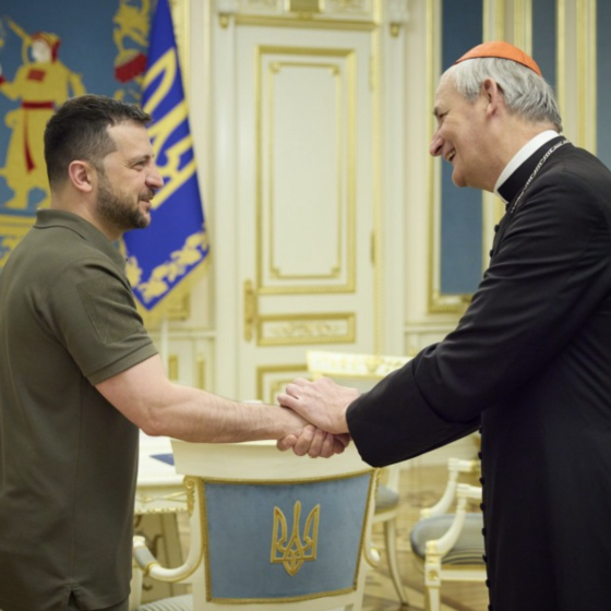 Meeting Zelenskyy and the Envoy of the Holy See