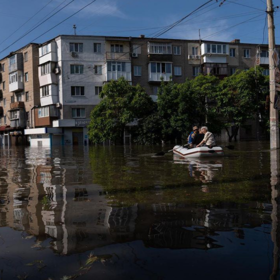 Kakhovka Disaster. Kherson. Photos