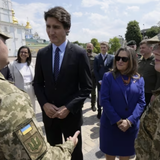 Justin Trudeau Arrived in Kyiv