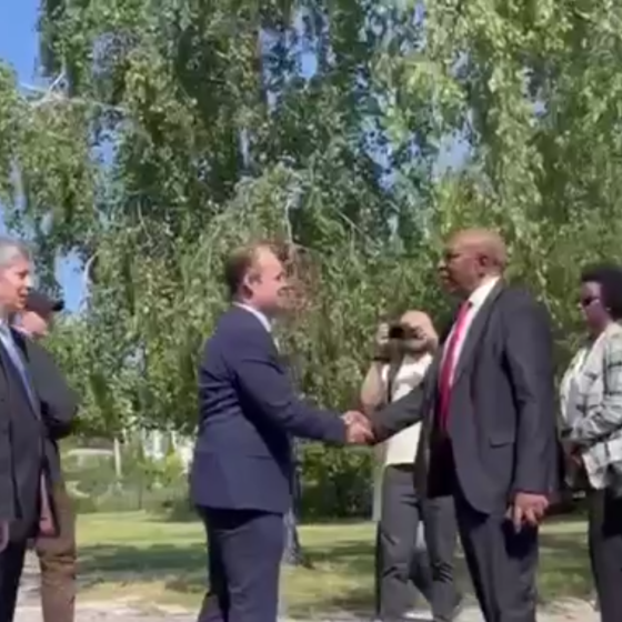 The African Union Delegation of Arrived in Kyiv