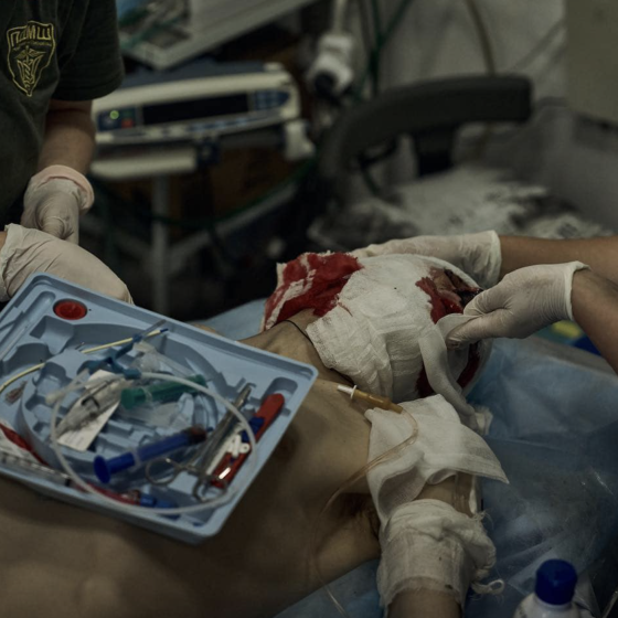Medical Stabilisation Point. Bakhmut