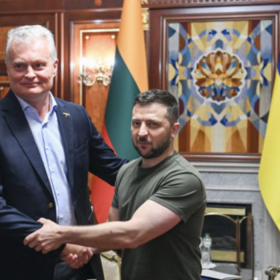 The President of Lithuania Arrived in Kyiv