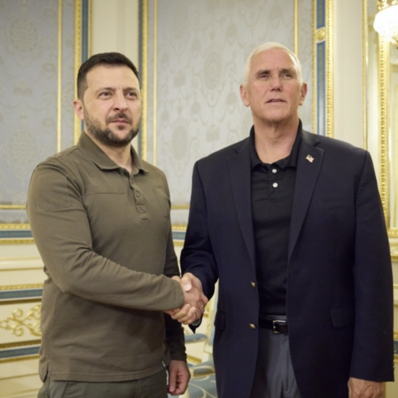 Michael Pence Arrived in Kyiv