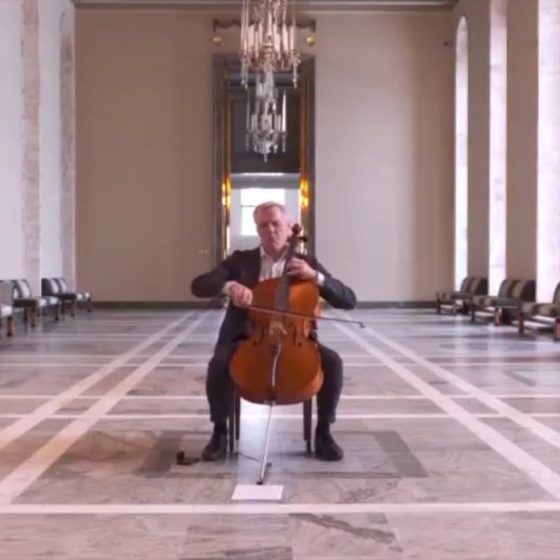 Finnish Minister Played Cello in Support of Ukraine      