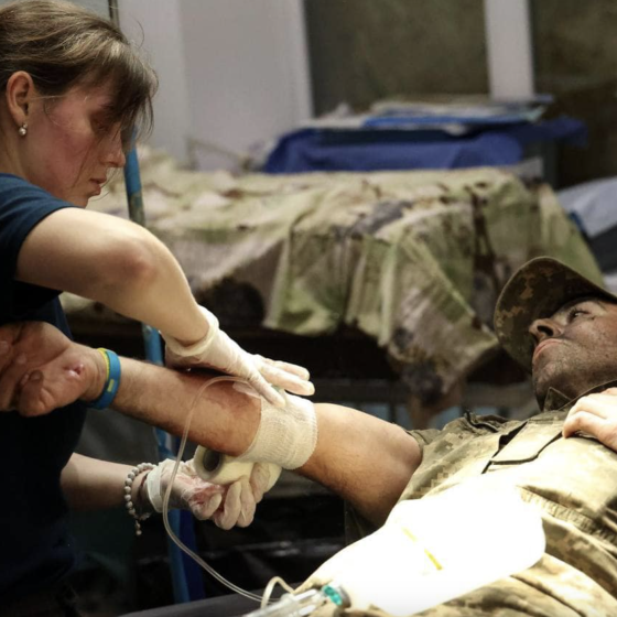 Field Medics of the 24th Brigade Named After King Danylo