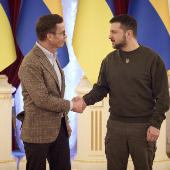 Negotiations Zelenskyy-Kristersson