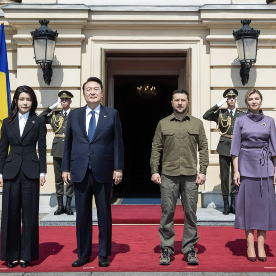 The President of South Korea Arrived in Kyiv