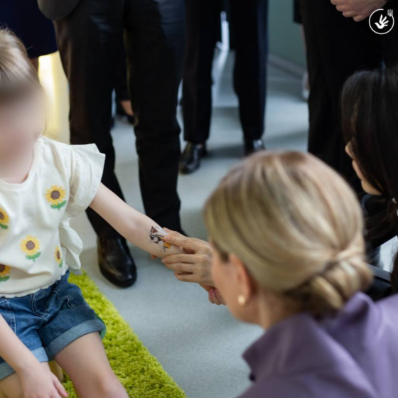The First Ladies of Ukraine and South Korea Met With Ukrainian Children 