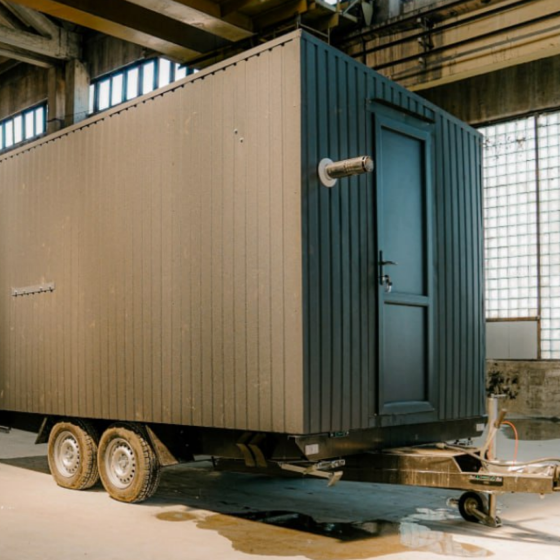 Production of the Mobile Military Washrooms in Ukraine