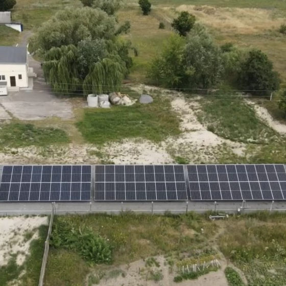 In Bucha Was Launched Solar Power Station