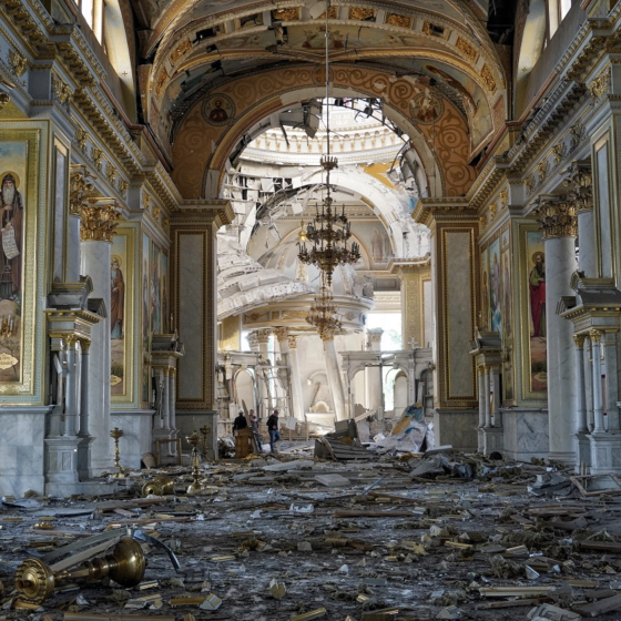 Italy Participates in Rebuilding of Cathedral in Odesa