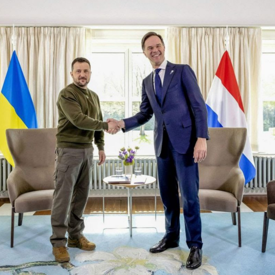 Zelenskyy Arrives on the Negotiations to the Netherlands
