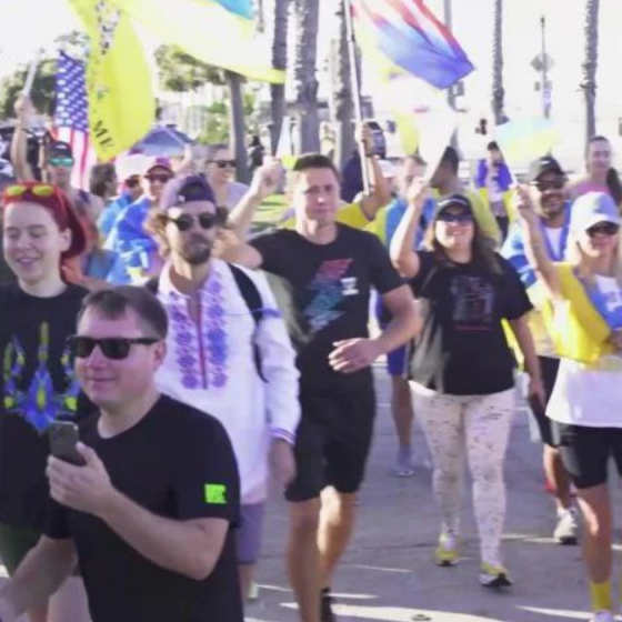 Los Angeles Runs in Honor of Ukraine