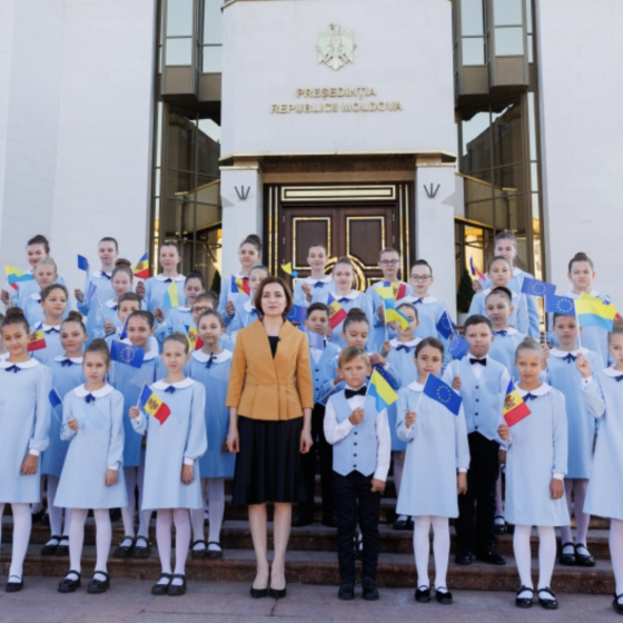 Maia Sandu Congratulated Ukraine on Independence Day