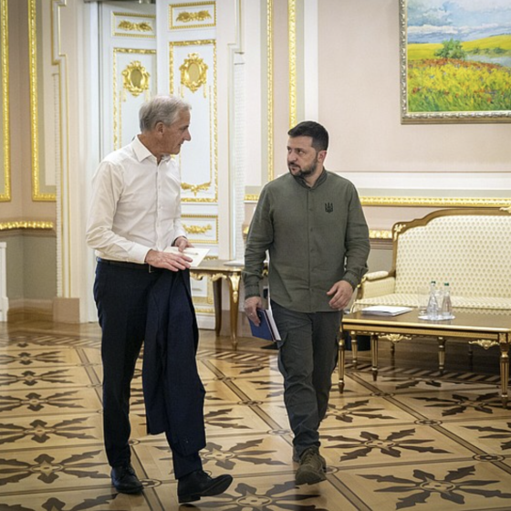 The PM of Norway Arrived in Ukraine