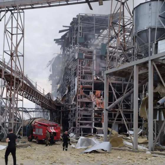 Russia Destroyed a Plant in Ukrainian Poltava