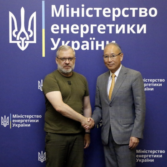 Japan Transfers Power Generation Equipment to Ukraine