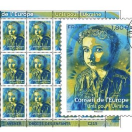 French Post Issued a Stamp With a Portrait of a Ukrainian Girl