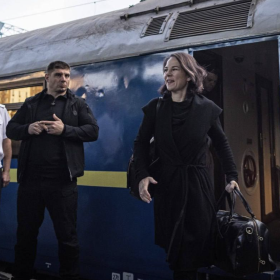 Annalena Baerbock Arrived in Kyiv