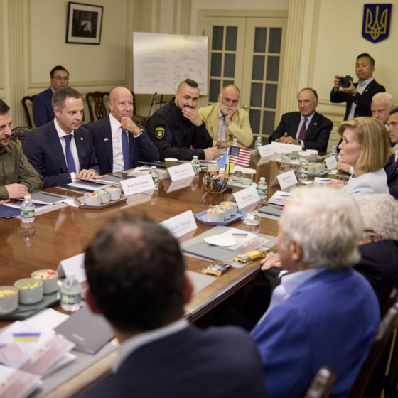 Meeting of Zelenskyy With the USA Businessmen