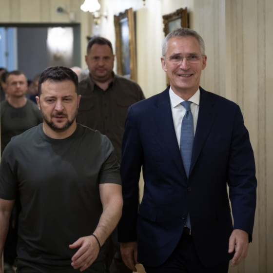 Stoltenberg Paid an Unannounced Visit to Kyiv