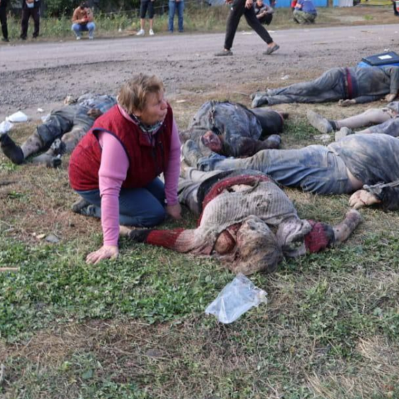 Hroza Village, Kupiansk District, Ukraine. October 5