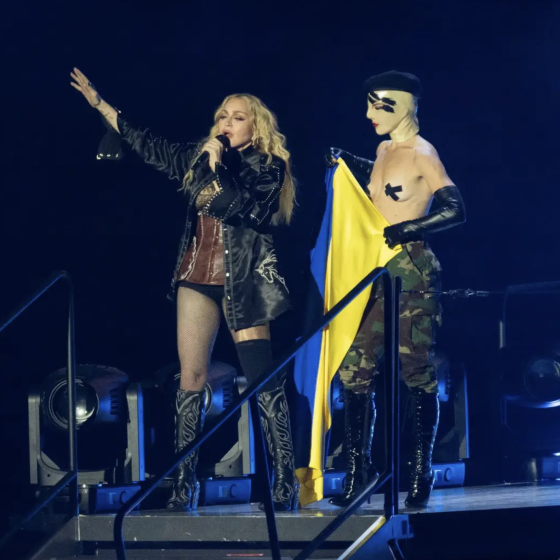 Madonna Supported Ukraine During Her London Concert
