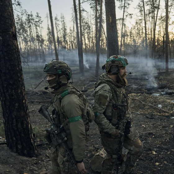 “Azov” Fighters in Donetsk Forests