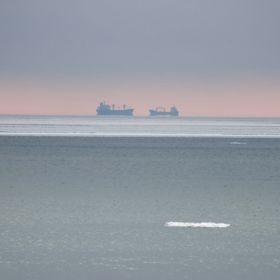 Russians Dredge the Azov Sea in Mariupol