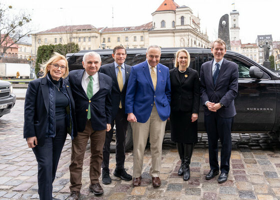 Chuck Schumer Leads Senate Delegation to Ukraine Amid Aid Stalemate