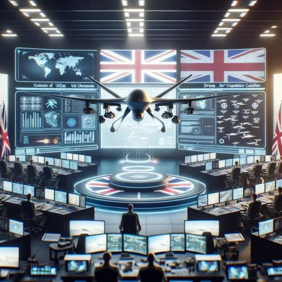 Britain and Latvia Lead New Drone Coalition for Ukraine