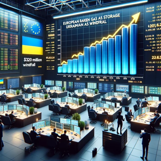 European Traders Profit from Ukrainian Gas Storage: A $320 Million Windfall