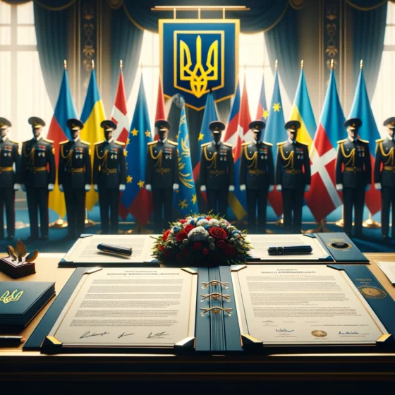 Ukraine and Denmark Sign Security Cooperation Agreement